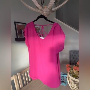 Magenta blouse